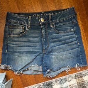 American Eagle Outfitters Women's Blue Denim Shorts